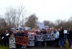 Barton Green Belt Protest Jan 2010